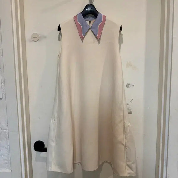 [BUNJANG] ROKSANDA Sleeveless Sheath Dress / ROKSANDA 록산다 카라 슬리브리스 원피스