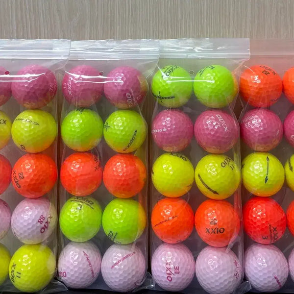 [BUNJANG] XXIO 3-Piece Colored Lost Ball - Grade A (30 Balls) / 젝시오 3피스 컬러 로스트볼 특A (30개)