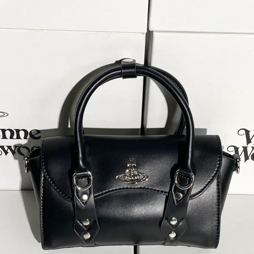 [BUNJANG] Vivienne Westwood Tote Bag Clutch Brown Silver Hardware / 비비안웨스트우드 토트백 클러치백  갈색  은장