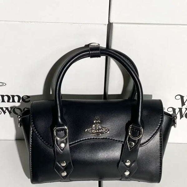 [BUNJANG] Vivienne Westwood Tote Bag Clutch Brown Silver Hardware / 비비안웨스트우드 토트백 클러치백  갈색  은장