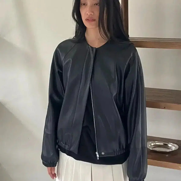 [BUNJANG] Vartist Danielle Leather Jacket / [Vartist] Danielle leather jacket