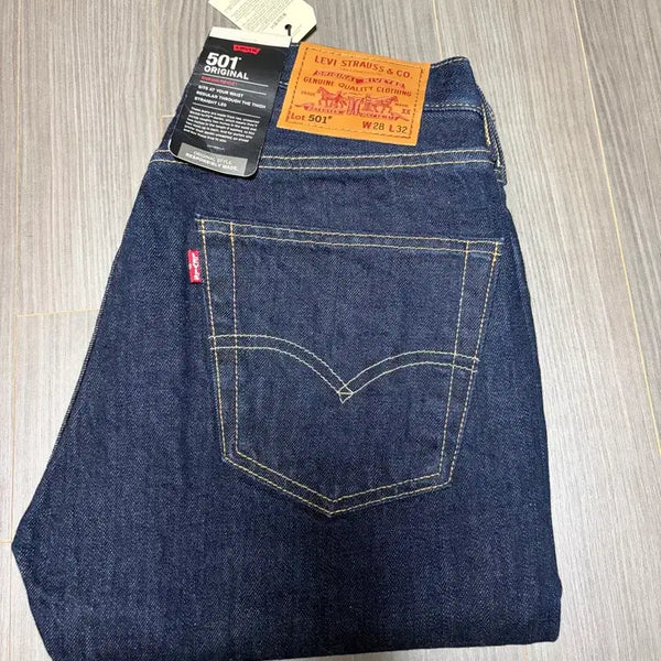 [BUNJANG] Levi's 501 Original Fit Button Fly Dark Indigo Jeans (Size 28) / (28) 리바이스 501 오리지널 진 00501-1484