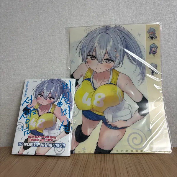 [BUNJANG] Bishil Bishil Teacher Vol. 12 First Edition with Index Holder Set / 비실비실 선생님 12권 초판 , 인덱스 엘홀더 세트