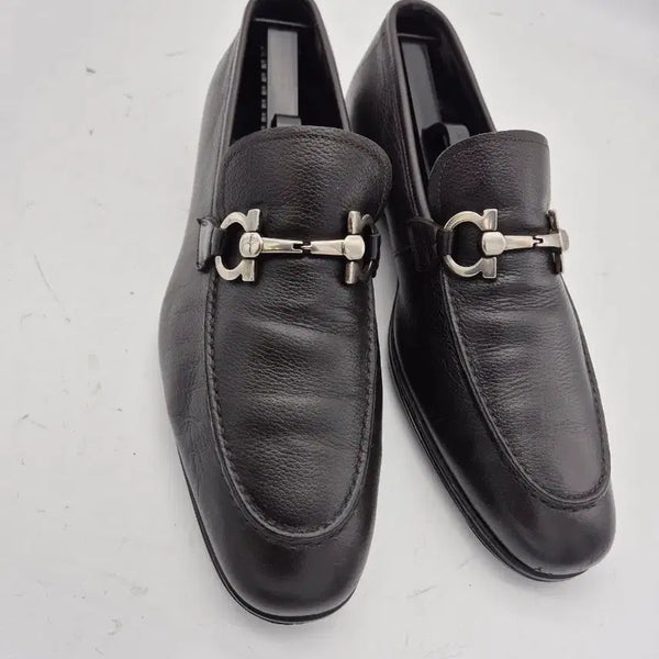 [BUNJANG] Salvatore Ferragamo Gancini Loafers Brown / 페라가모 간치니 로퍼 브라운