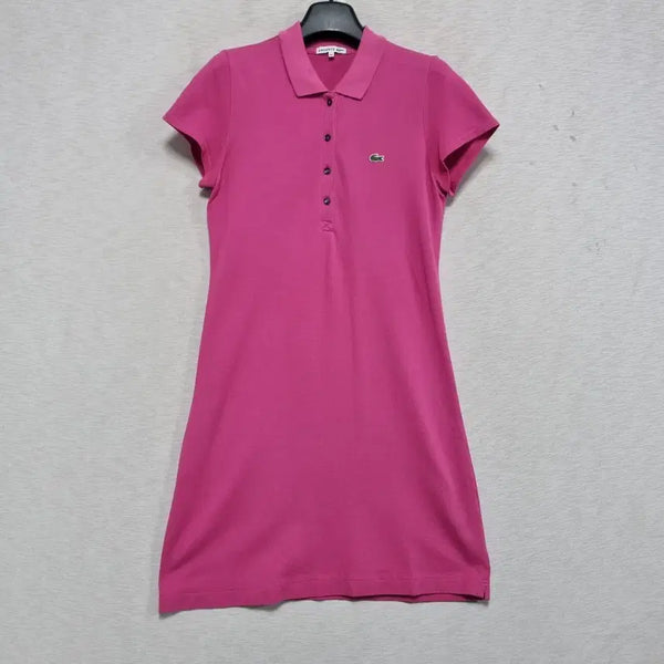 [BUNJANG] Lacoste Pink PK Polo Dress Women's Size 55 / ㅡ 라코스테 PK 원피스 여55ㅡ0110