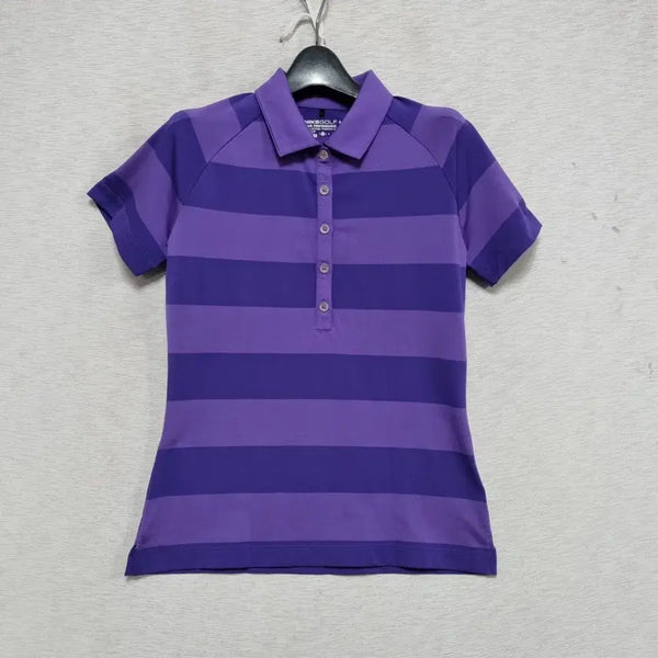 [BUNJANG] Nike Golf Spandex Striped T-Shirt Women's Small / 나이키 골프 스판티 여Sㅡ0110