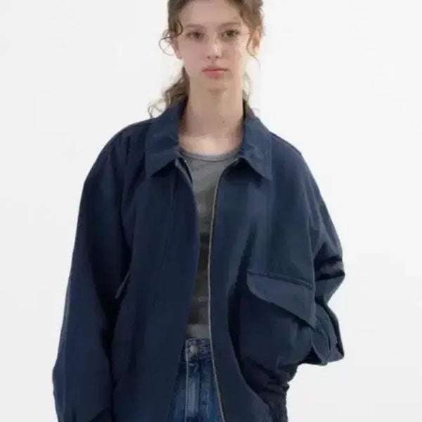 [BUNJANG] Headment Washing Jumper Navy / 헤더먼트 워싱 점퍼 네이비