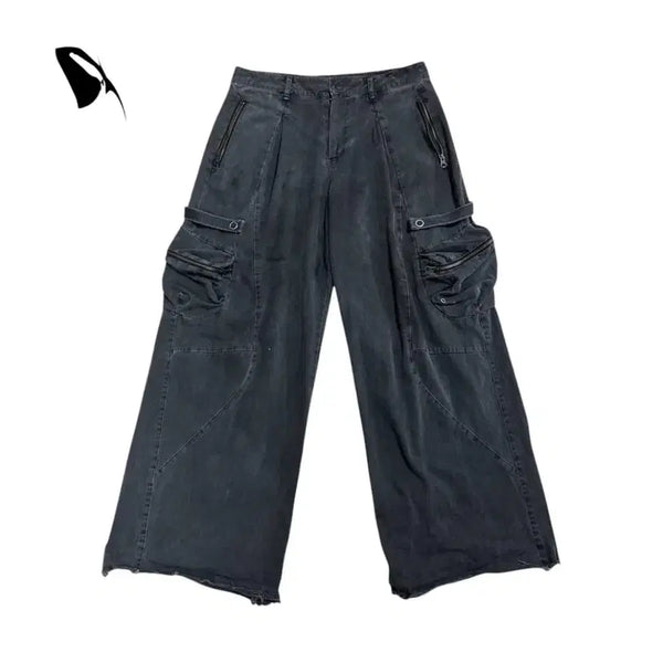 [BUNJANG] Different Is Okay Garage Pocket Pants Grey / 디퍼런트이즈오케이 포켓 팬츠 그레이