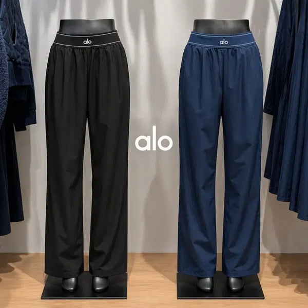[BUNJANG] Alo Yoga Suit Up Trousers Wide Leg Pants / alo 알로 요가 슈트업 트라우저 팬츠