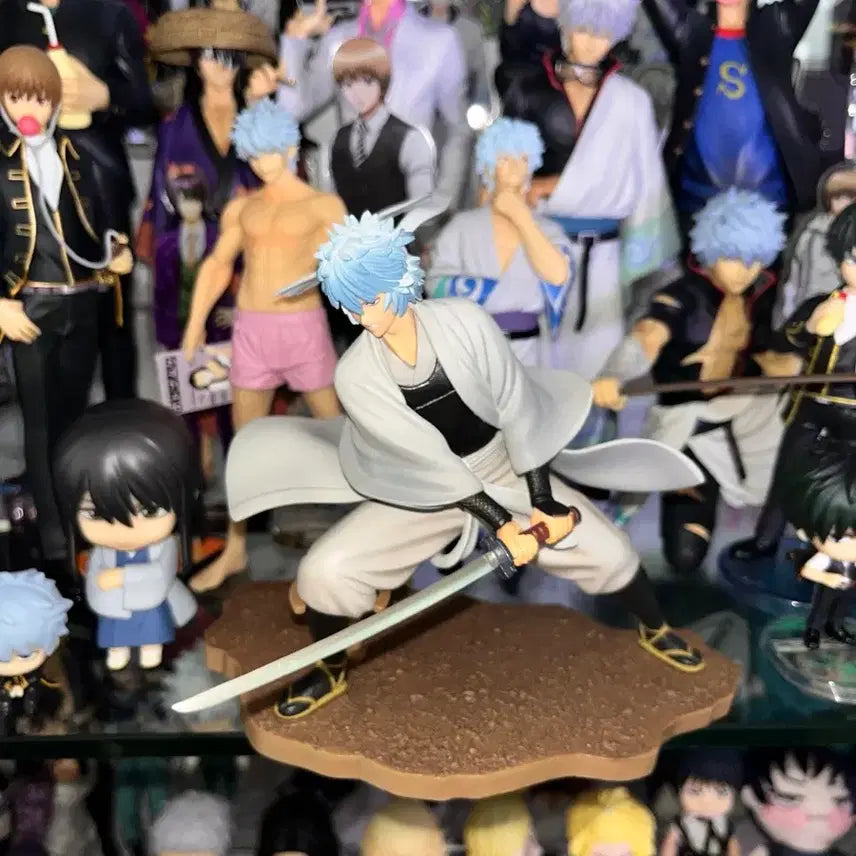 [BUNJANG] Gintama Gintoki White Night Khan Figure / 은혼 제일복권 긴토키 백야차 피규어