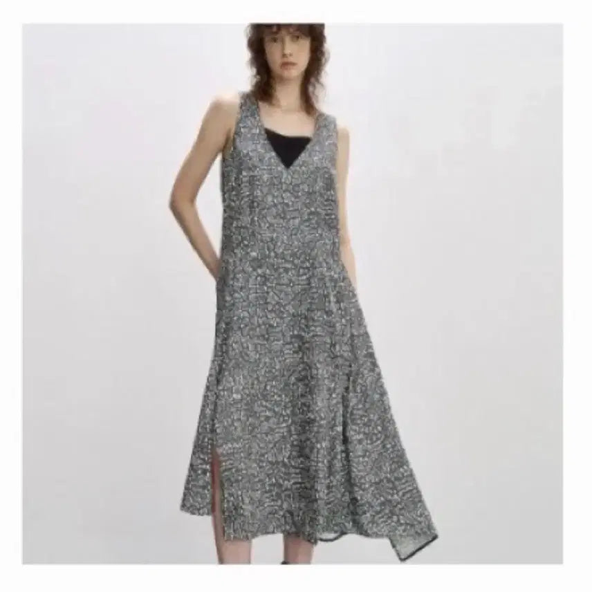 [BUNJANG] SYSTEM Leopard Long Dress / SYSTEM 시스템 레오파드 롱원피스