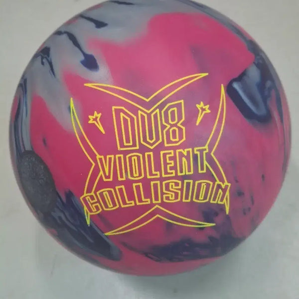 [BUNJANG] DV8 Violent Collision 15lb Hook Bowling Ball - Restored A-Grade / A급 중고볼링공-DV8바이올런트 콜리젼-훅볼-15파운드-복원볼-투핑거