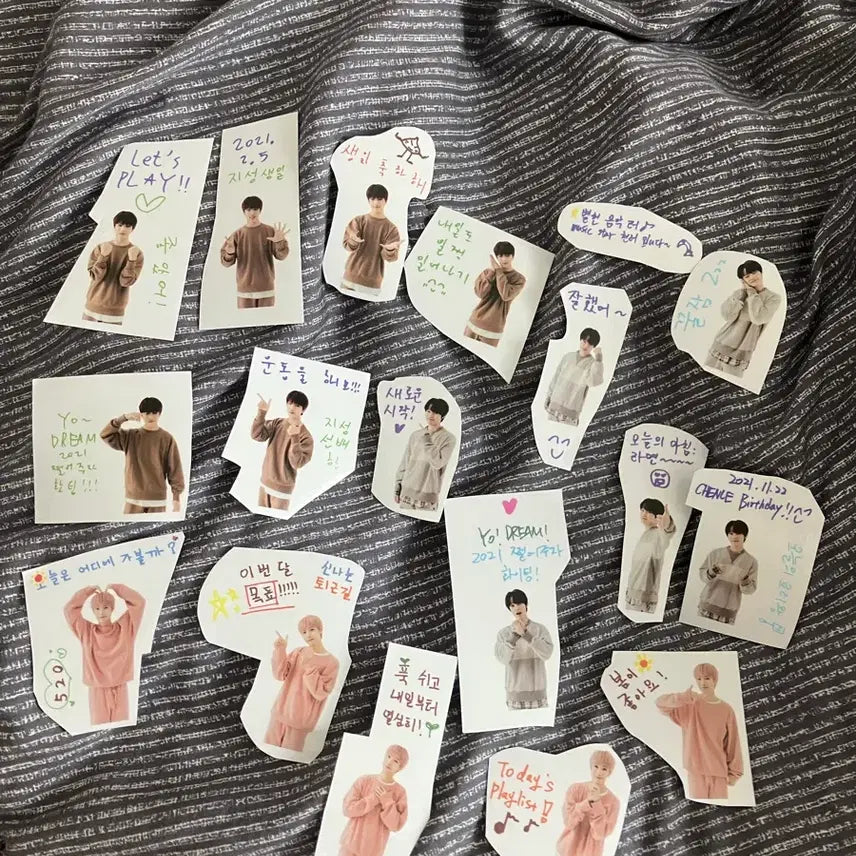 [BUNJANG] NCT Dream Renjun Chenle Jisung 2021 Season's Greetings Stickers / 엔시티드림 런쥔 천러 지성 2021 시그 스티커