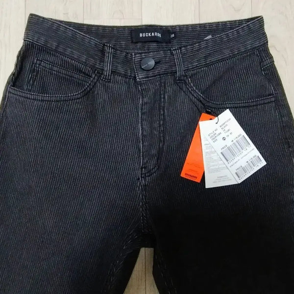 [BUNJANG] Buckaroo Black Striped Denim Pants / (정품) 버카루 블랙 스트라이프 데님 팬츠 28 / 29  미착용  새것