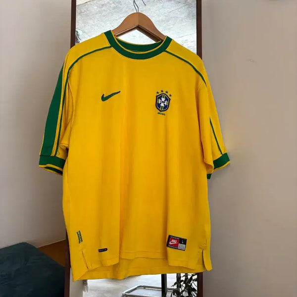 [BUNJANG] Nike Brazil National Football Team 1998-1999 Jersey / 나이키 브라질 축구 국가대표팀 유니폼 L (98-99)