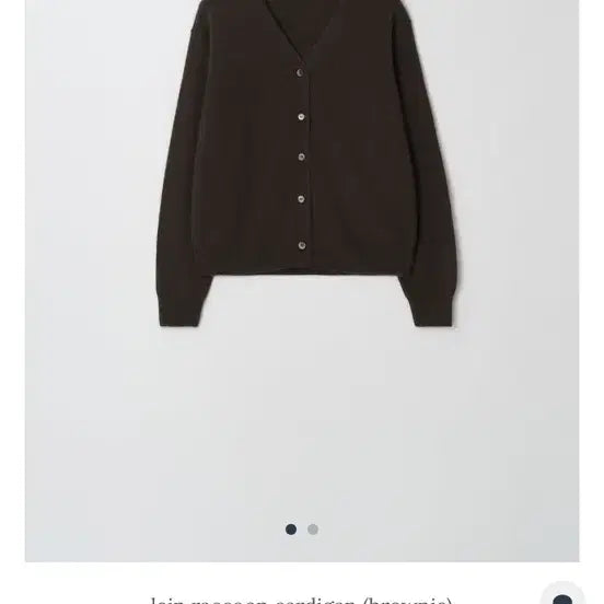 [BUNJANG] Yoonseul Shop LEIN Raccoon Cardigan Brown / 윤슬샵 LEIN 라쿤 가디건 브라운