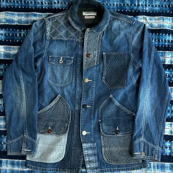 [BUNJANG] FDMTL Coverall Jacket Patchwork Denim / (4)FDMTL 커버울