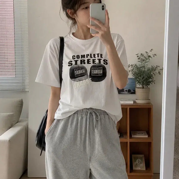 [BUNJANG] Women's Short Sleeve T-Shirt / 여성 반팔티 55,66