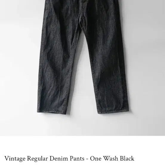 [BUNJANG] Ourselfs Vintage Regular Denim Pants One Wash Black / 아워셀브스 빈티지 레귤러 데님팬츠 원워시 블랙 팝니다