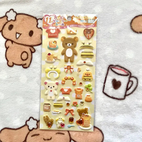 [BUNJANG] 2011 Rilakkuma Korilakkuma Kiiroitori Dress-up Sticker Set / [할인] 일본 고전 2011년 리락쿠마 코리락쿠마 키이로이토리 옷입히기
