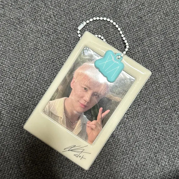 [BUNJANG] Kim Junsu Photocard & Photocard Holder Keyring Set / 김준수 포카 & 포카 홀더 키링 포토카드