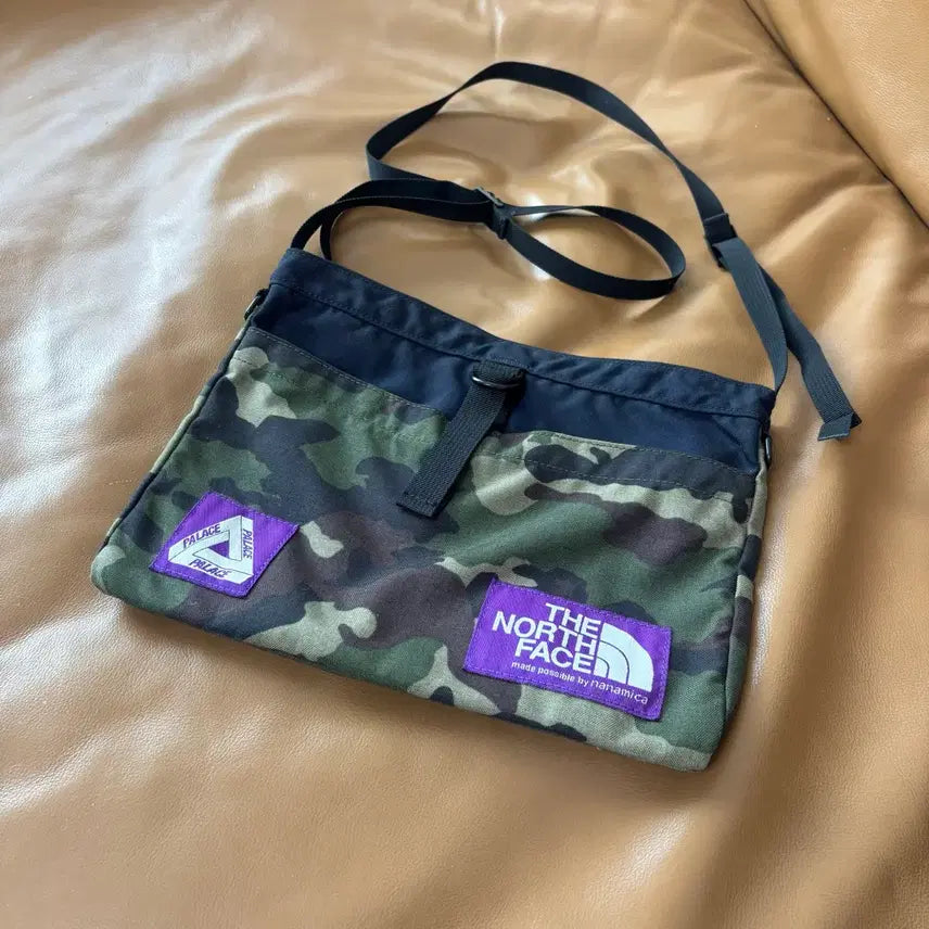 [BUNJANG] Palace x The North Face Purple Label Cordura Camo Shaco Bag / 팔라스x노스페이스 퍼플라벨 코듀라 카모 샤코슈 가방