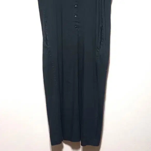 [BUNJANG] LEBESIGE Linen Rayon Blend V-Neck Long Dress / 르베이지 린넨 레이온 혼방 브이넥 롱 원피스 55/66