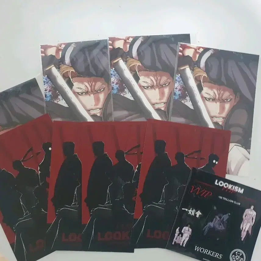 [BUNJANG] Lookism Ilhae Society Postcard & Sticker Bundle Set / 외모지상주의 일해회 일괄 엽서, 스티커