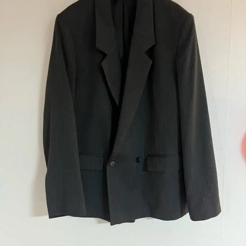 [BUNJANG] Zara Striped Double Blazer / 자라 스트라이프 더블 블레이저 L