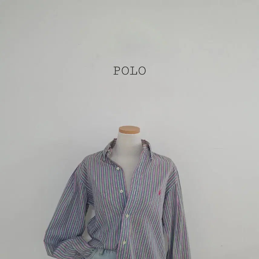 [BUNJANG] Polo Ralph Lauren Striped Shirt / No.26071706 폴로 랄프로렌 스트라이프 셔츠