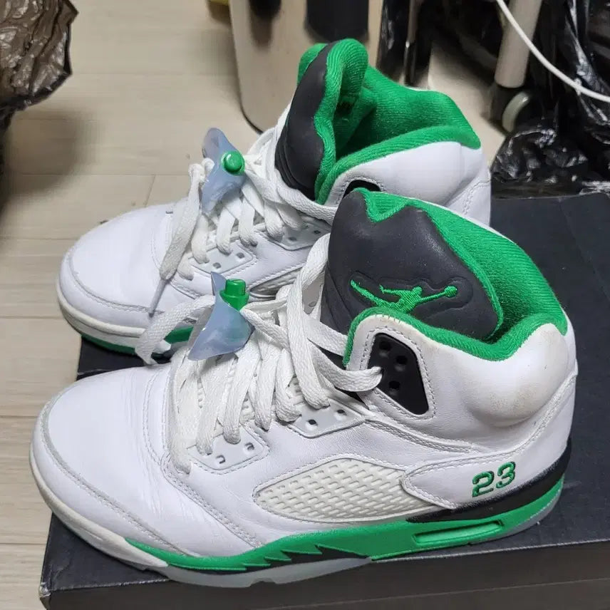 [BUNJANG] Nike Jordan 5 Retro 'Green Bean' (2023) - 225mm / 나이키 조던 5 레트로 그린빈 225mm 상태매우좋음