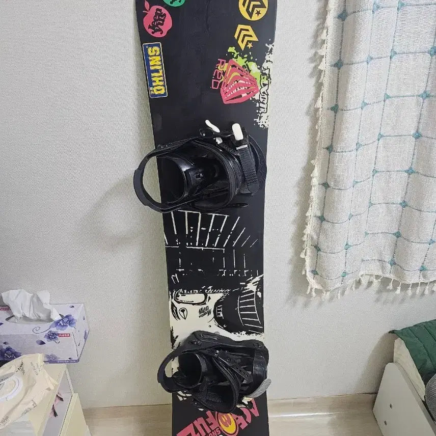 [BUNJANG] Snowboard 150cm with Bindings / 스노우보드150