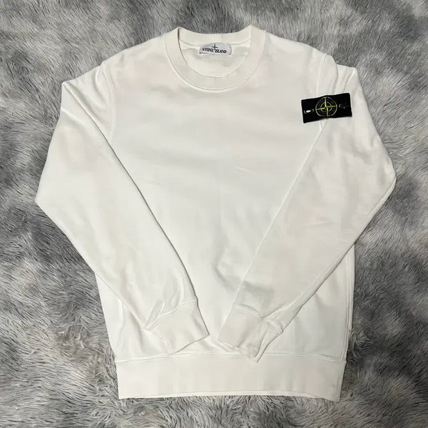 [BUNJANG] Stone Island Sweatshirt White M Size / [21ss/Msize] 스톤아일랜드  맨투맨