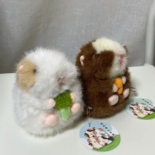 [BUNJANG] Morumotto-sang Guinea Pig Keychain Set / 데굴데굴 야채식사 모루못토상 기니피그 키링 3종