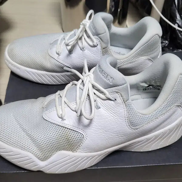 [BUNJANG] Air Jordan Basketball Shoes White 255mm / 조던 농구화 화이트 255mm 상태좋음