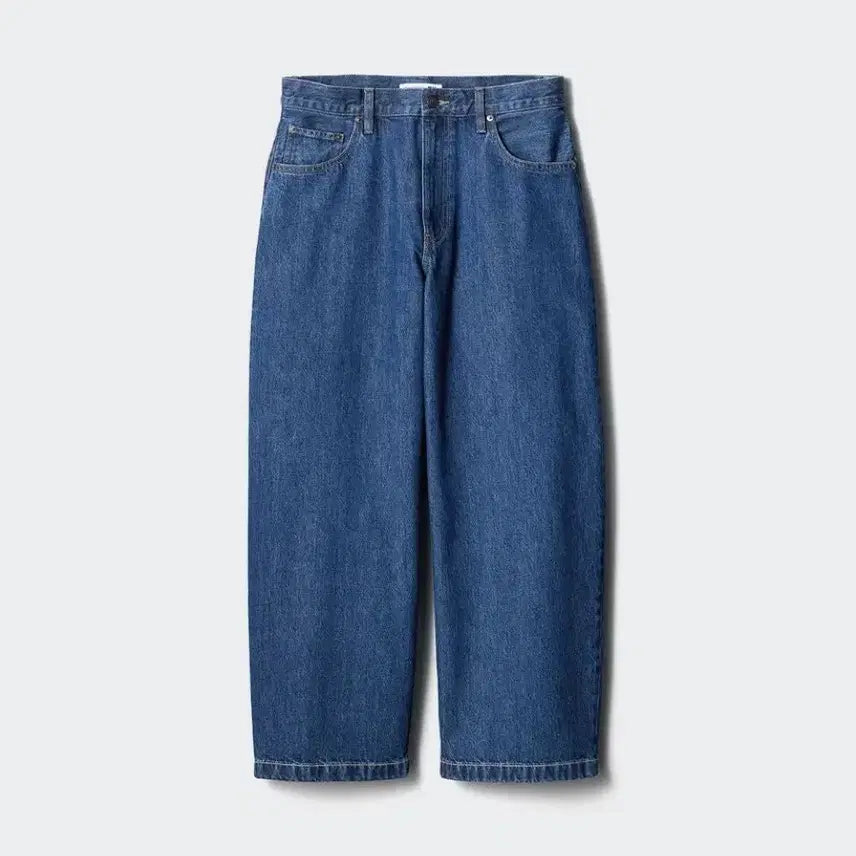 [BUNJANG] Uniqlo x JW Anderson Wide Fit Jeans 66 Blue / [31] 유니클로 x JW 앤더슨, 와이드 핏 진 66blue