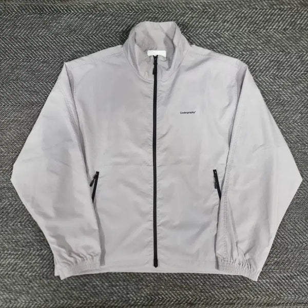 [BUNJANG] CGP Code Graphic Gray Windbreaker L / CGP 코드그라피 그레이 바람막이
