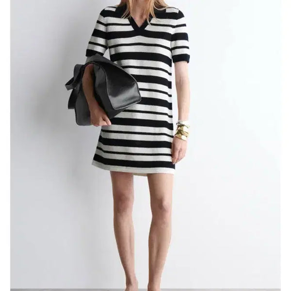 [BUNJANG] COS Striped Knit Summer Dress - Size S / COS 스트라이프 여름니트원피스 S사이즈