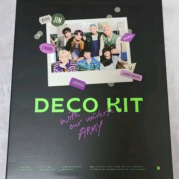 [BUNJANG] BTS 2020 Deco Kit Bundle Set / (배송비 포함)BTS 방탄소년단 데코키트_(마테 1개빼고)풀박