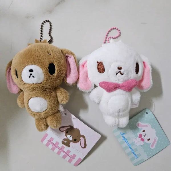 [BUNJANG] Sanrio Sugar Bunnies Shirousa Kurousa Keyring Bundle Set / (일괄)산리오 슈가바니즈 시로우사 쿠로우사 키링