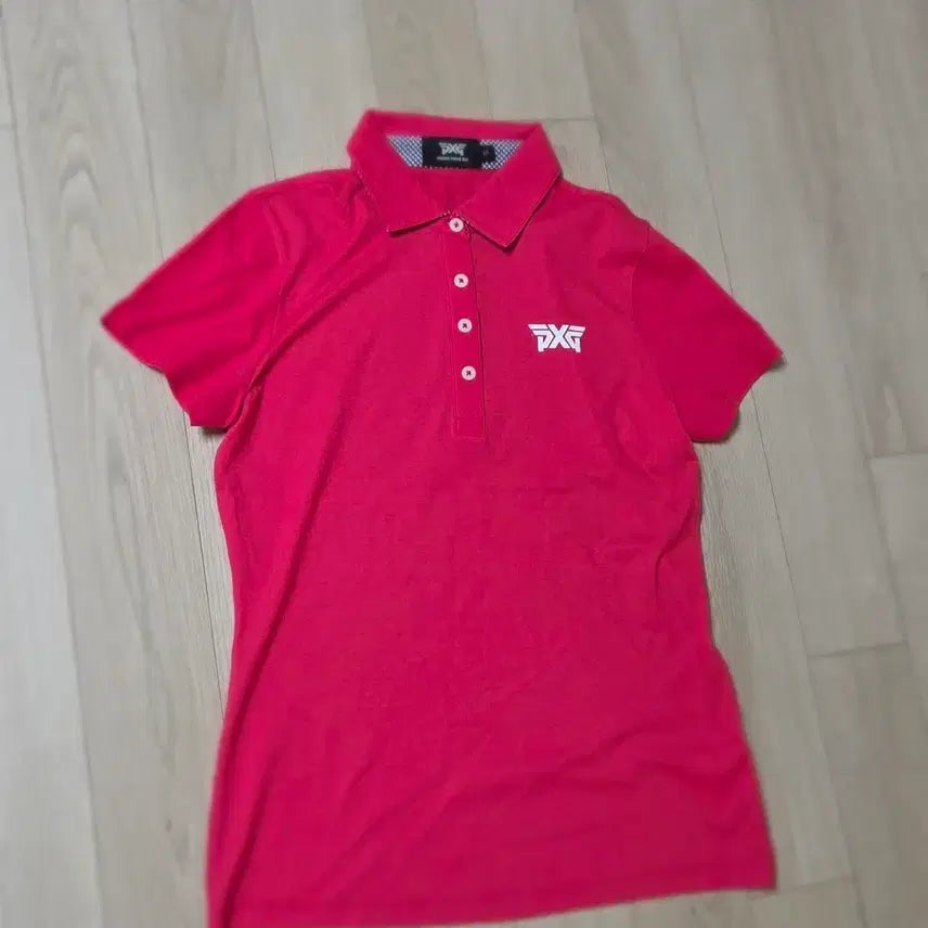 [BUNJANG] PXG Women's Short Sleeve Polo Shirt Pink / PXG 여성 반팔 카라티 핑크