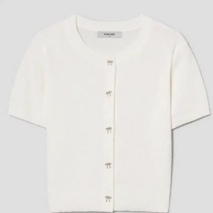 [BUNJANG] 8seconds Button Short Sleeve Cardigan / 에잇세컨즈 단추 반팔 가디건