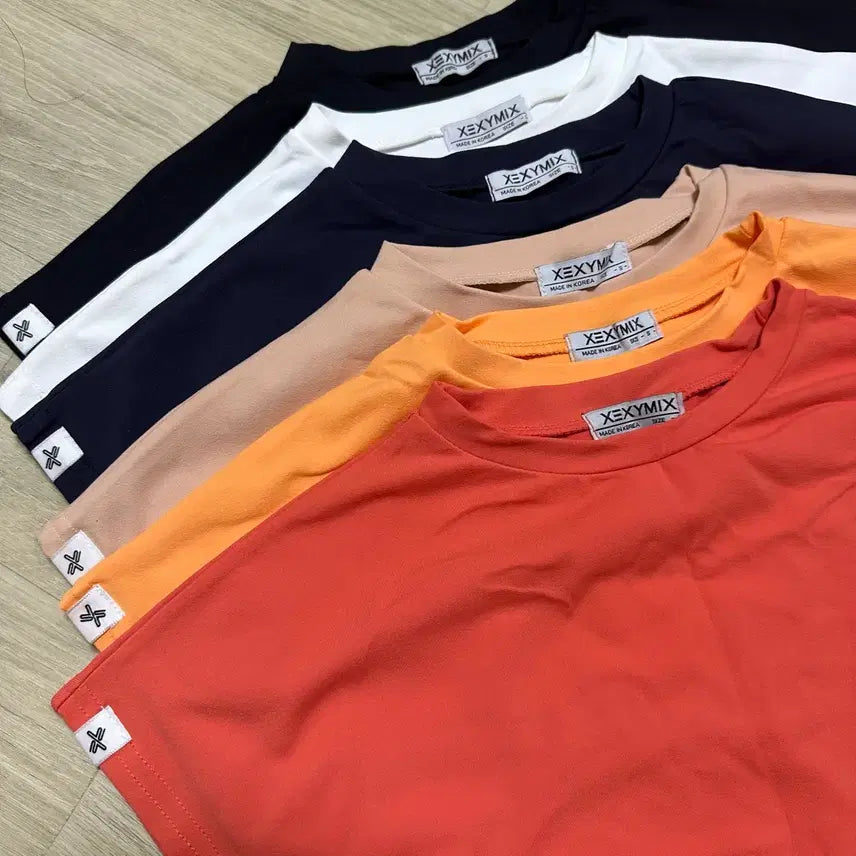 [BUNJANG] Xexymix Sparky Short Sleeve T-Shirt Bundle Set (6 Pieces) / 일괄 미사용) 젝시믹스 스파키 숏슬리브 반팔티 6장
