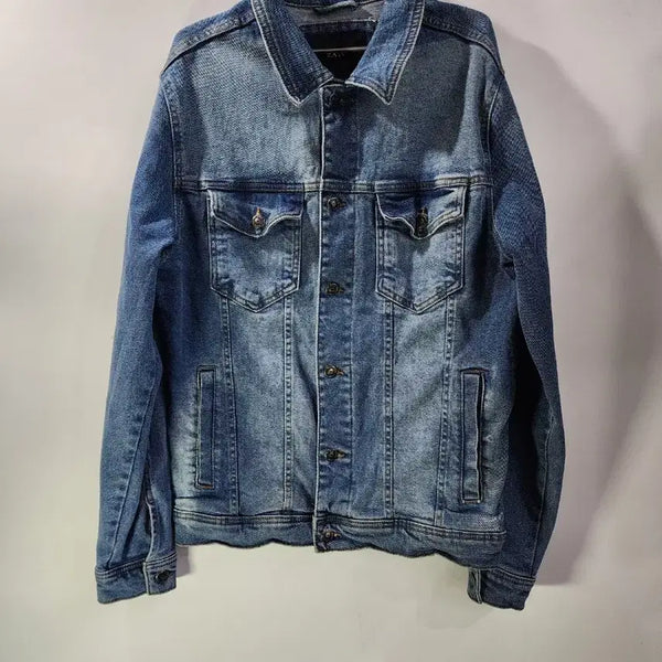 [BUNJANG] ZARA Trucker Denim Jacket Indigo Wash (Size L) / [L] ZARA 자라 트러커 데님 자켓 인디고 워싱 청자켓 2.5