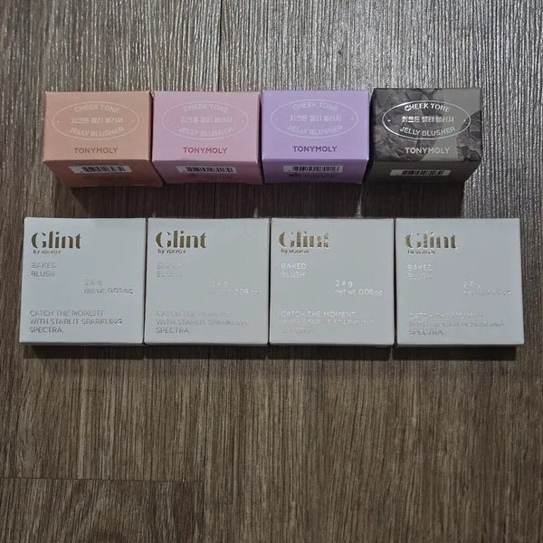 [BUNJANG] Tonymoly & Glint Baked Blush - Sealed / [미개봉 새제품] 웜톤 쿨톤 블러셔 정리 토니모리 글린트