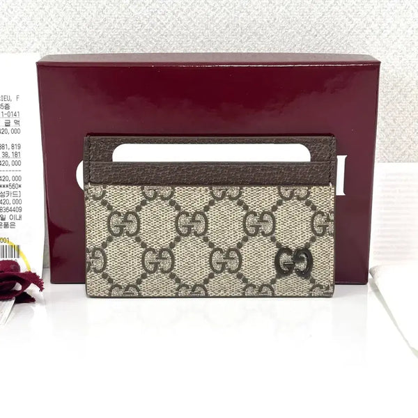 [BUNJANG] Gucci GG Marmont Bicolor Card Wallet / [N급/백화점] 구찌 GG 마몽 바이컬러 카드지갑