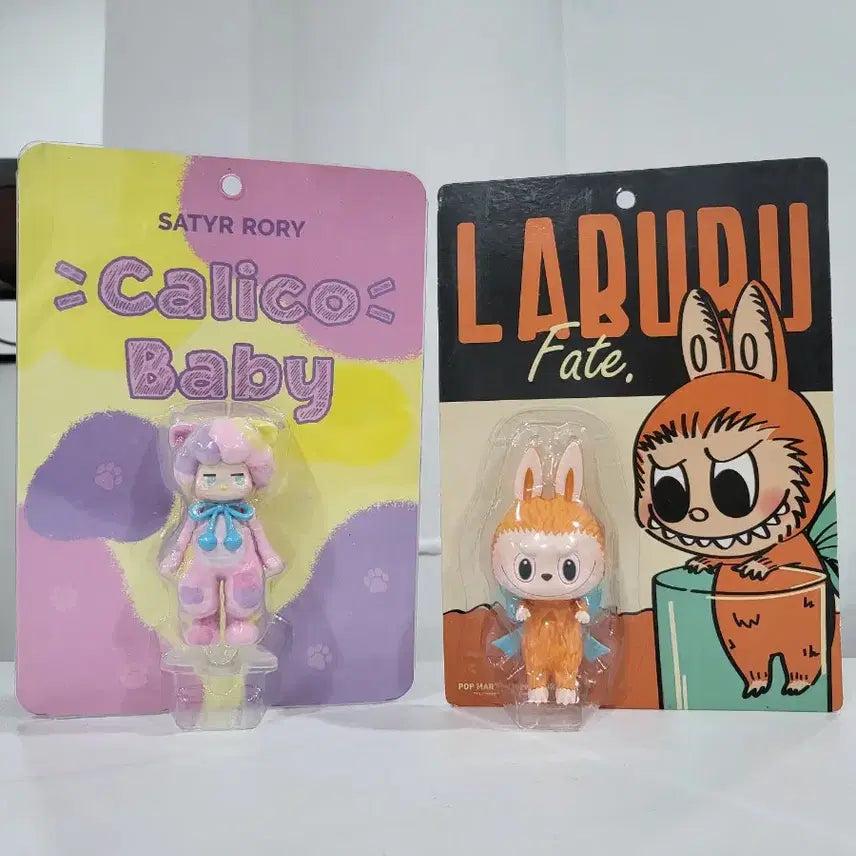 [BUNJANG] POP MART Labubu Satyrical Calico Baby Figure / 팝마트 아트토이 set