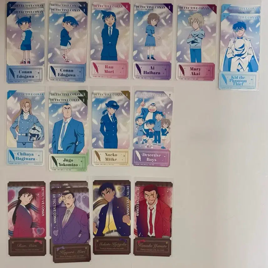 [BUNJANG] Detective Conan Ticket Like Collection Vol. 1-2 / 명탐정 코난 티켓 라이크 컬렉션 1~2탄 판매합니다