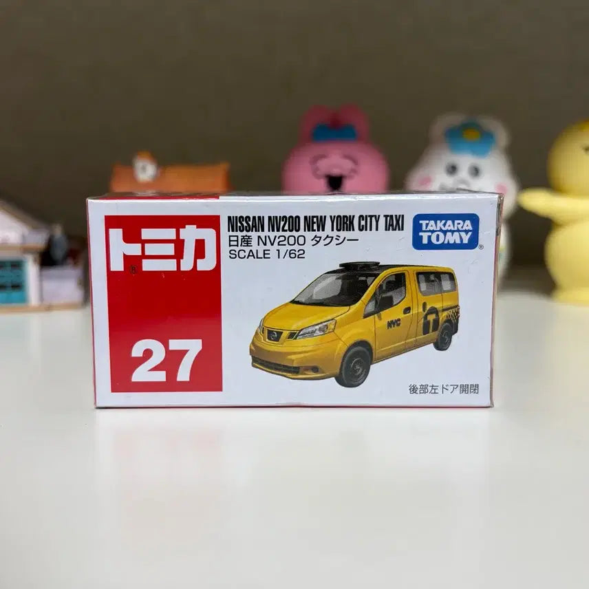 [BUNJANG] Tomica No. 27 Nissan NV200 New York Taxi Diecast Model Car / 토미카 27 닛산 NV200 뉴욕 택시 미니카 다이캐스트