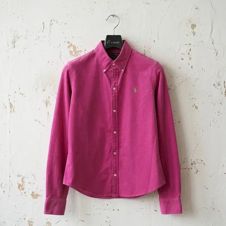 [BUNJANG] Polo Ralph Lauren Slim Fit Shirt Pink M / 랄프로렌 슬림핏 셔츠 핑크 10 / M